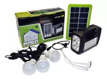 Kit Solar Emergencia Camping 220v Ampolletas 36hrs / 003273