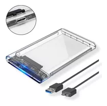 Case Para Hd Externo Transparente Usb Notebook Sata Protect