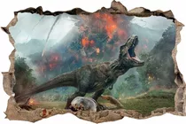 Vinilos Efecto Hueco 3d Dinosaurios - 1.50m X 1m