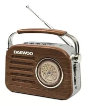 Radio Portatil Dual Retro Vintage Daewoo Di-rh-220 Bluetooth