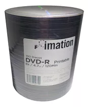 Dvd Imation Ink Printable 8x  X100 Unidades 4.7gb Oferta