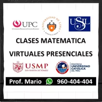 Clases Matemática - Profesor Uni