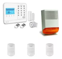 Alarma Seguridad Kit Gsm + Wifi + Pstn Matko Color Blanco