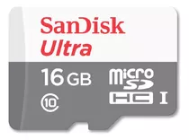 Memoria Celular Micro Sd Ultra Sandisk 16gb Clase 10