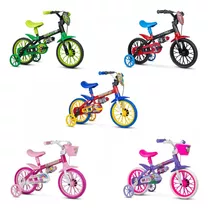 Bicicleta Infantil Menino Menina 3 A 5 Anos Aro 12 Nathor