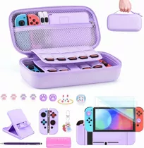 Kit De Accesorios Funda Estuche Para Nintendo Switch 18 En 1