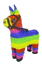 Piñata Fiesta Mexicana Papel Burro De Colores