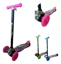 Scooter Monopatin 4 Ruedas Led Niños Y Niñas Tecnotiendar&r 