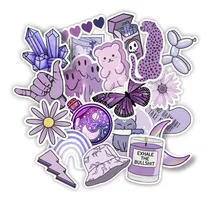 Stickers Calcos Vinilos Premium Uv Termo Stanley - Violeta