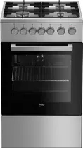 Cocina Combinada Beko Fse 52130 Dx 50x60 Grill Fama Color Gris