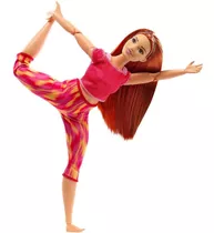 Barbie Feita Para Mexer Ruiva Roupas Esportivas - Mattel