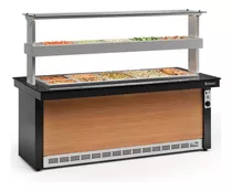 Mesa Buffet Combinada  Frio Calor 12 Cubas Gelopar Gbtr-200