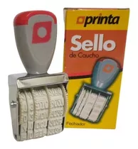 Sello Fechador Manual 8 Dígitos Hasta 2027