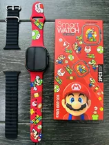 Reloj Smart Watch Inteligente 8 Ultra Infantil Mario, Minnie