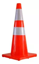 Cono Reflectante 70cm Para Seguridad Vial