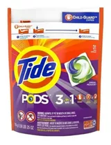 Tide Detergente De Ropa 3 En 1 Pods 31 Cápsulas.