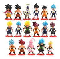 Figura Muñeco Mega Set Anime Dragon Ball Goku Vegeta Freezer