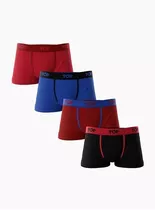 Boxer Top Pack 4 Corto Algodón Basic