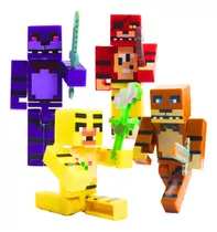 Bonecos Five Nights Freddy Bonnie Chica Foxy Minecraft Fnaf