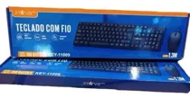 Teclado E Mouse Com Fio