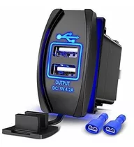 Cargador Usb Doble 4 2a Tipo Interruptor Basculante Car...