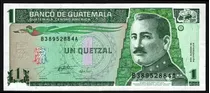 Guatemala Billete De 1 Quetzal Del Año 1996 - Sin Circular