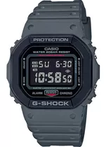 Relógio Casio G-shock Masculino Cinza Dw-5610su-8dr Cor Do Bisel Preto/cinza Cor Do Fundo Preto/cinza