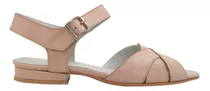 Sandalias Cuero Vacuno Nude Talles Grandes 41/42/43/44/45