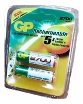 Bateria Aa 1.2v 2600mah Gp Recargable 2700 Series