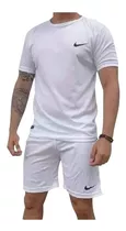 Conjunto De Caballero Blanco Franela Y Shorts 