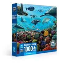 Quebra Cabeça Puzzle 1000 Pçs Criaturas Marinhas Game Office