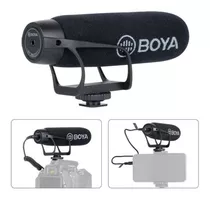 Microfono Boya Original By-bm2021 Para Camara Y Celular