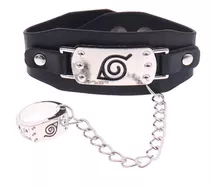 Pulsera Y Anillo De Naruto - Bandana De Konoha - Anime