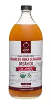 Vinagre De Sidra De Manzana Orgánico 1 Litro Mother Madre 1l