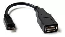 Cable Adaptador Micro Usb Macho A Usb Hembra Otg Celu Tablet
