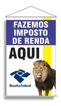 Banner Painel Imposto De Renda Aqui 1,40x90