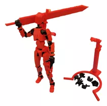 Figura Articulada Tik Tok Dummy13 Rojo 