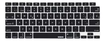 Xskn Idioma Español Teclado Negro Funda De Silicona Con La