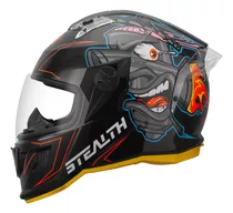 Capacete Fechado Esportivo Customizado Stealth Carburetor