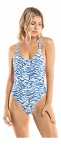 Malla Enteriza Mujer Rusty Crazy Blues One Piece Bikini