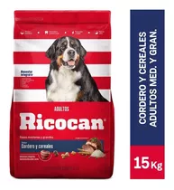 Ricocan Adulto Cordero 15 Kg Alimento Para Perro