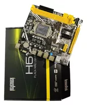 Placa Mãe H61 Socket Lga 1155 Com M.2 Nvme Lan Giga I3 I5 I7 Cor Preto