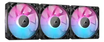 3 Coolers Corsair Icue Link Rx120 Rgb 120mm Negro