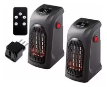 2x Calefactor Portátil Handy Heater 400 Watts Control Remoto