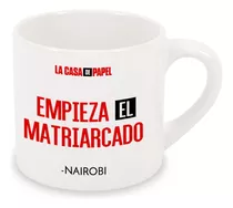 Taza Chica 6 Onzas Casa De Papel Modelo 2 Personalizable