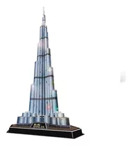 Quebra Cabeça Cubicfun Dubai Led 3d 136 Peças Nf