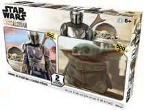 Quebra Cabeça Star Wars 2x1 Mandalorian 3d Puzzle 1000 Peças