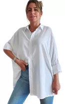 Blusa Camisa Mujer Camisola Vestir Volado Importada