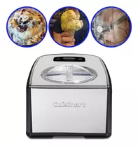 Máquina De Sorvete E Gelato Em Inox 1,5l Cuisinart Ice-100