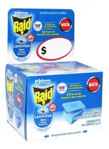 Laminitas De Insecticida Sólido Raid 108 Undidades De 1gr